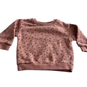 Zara boys animal dot brown sweatshirt size 9-12 months